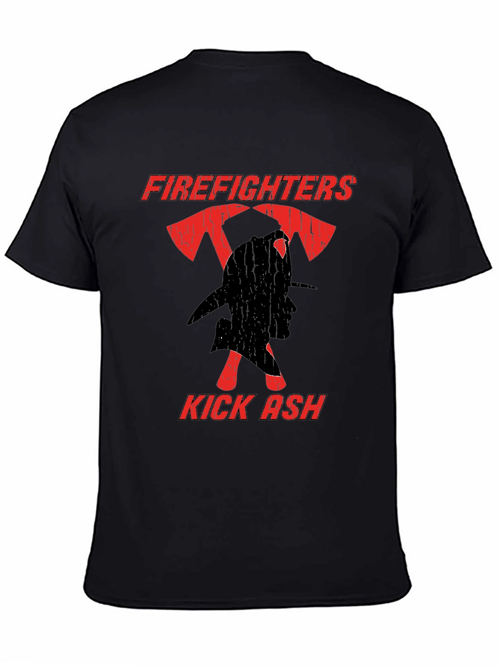 Firefighters Kick Ash T-Shirt - Black