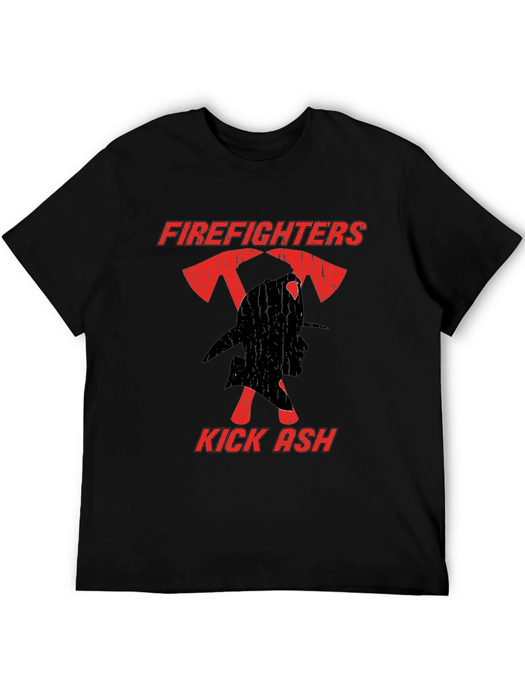 Firefighters Kick Ash T-Shirt - Black
