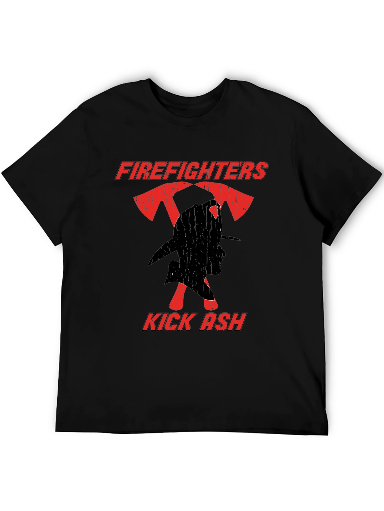 Firefighters Kick Ash T-Shirt - Black