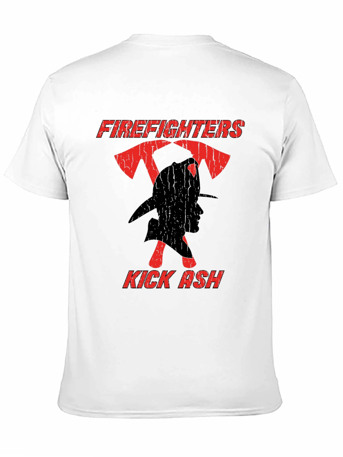 Firefighters Kick Ash T-Shirt - Black