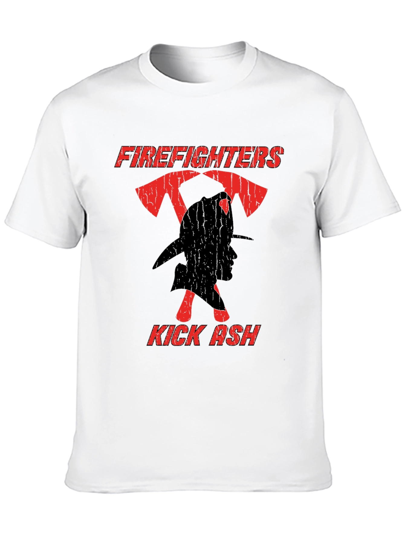 Firefighters Kick Ash T-Shirt - Black