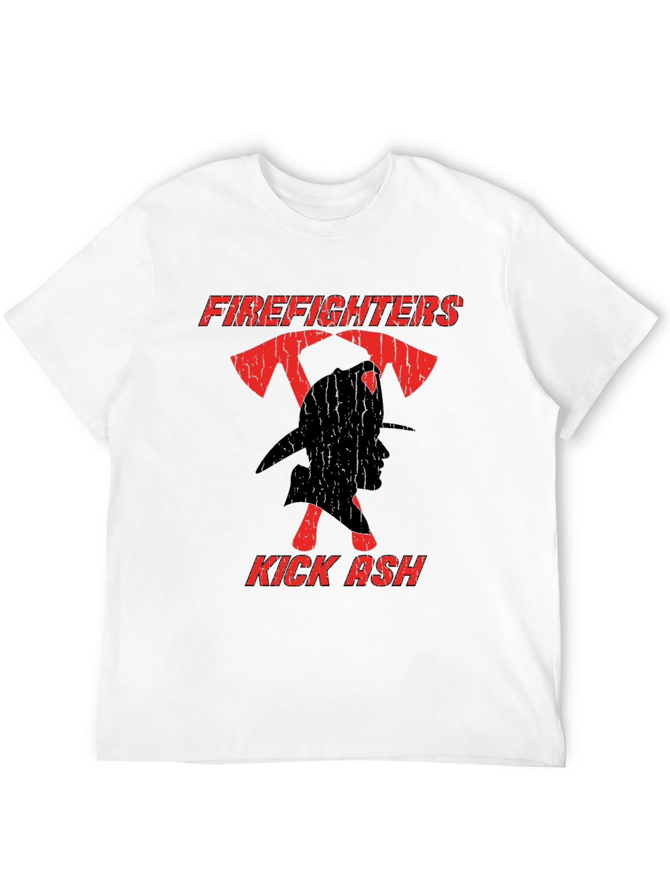 Firefighters Kick Ash T-Shirt - Black