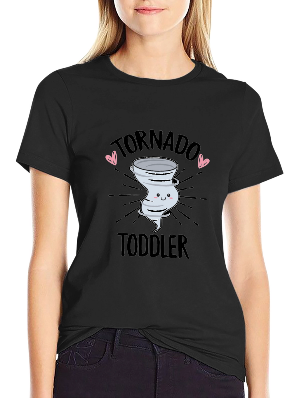 Tornado Toddler Graphic Tee - Black