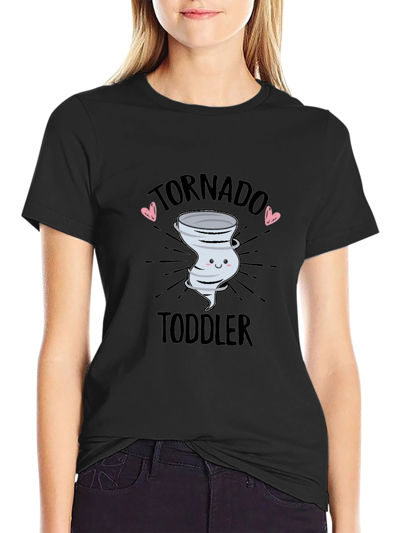Tornado Toddler Graphic Tee - Black