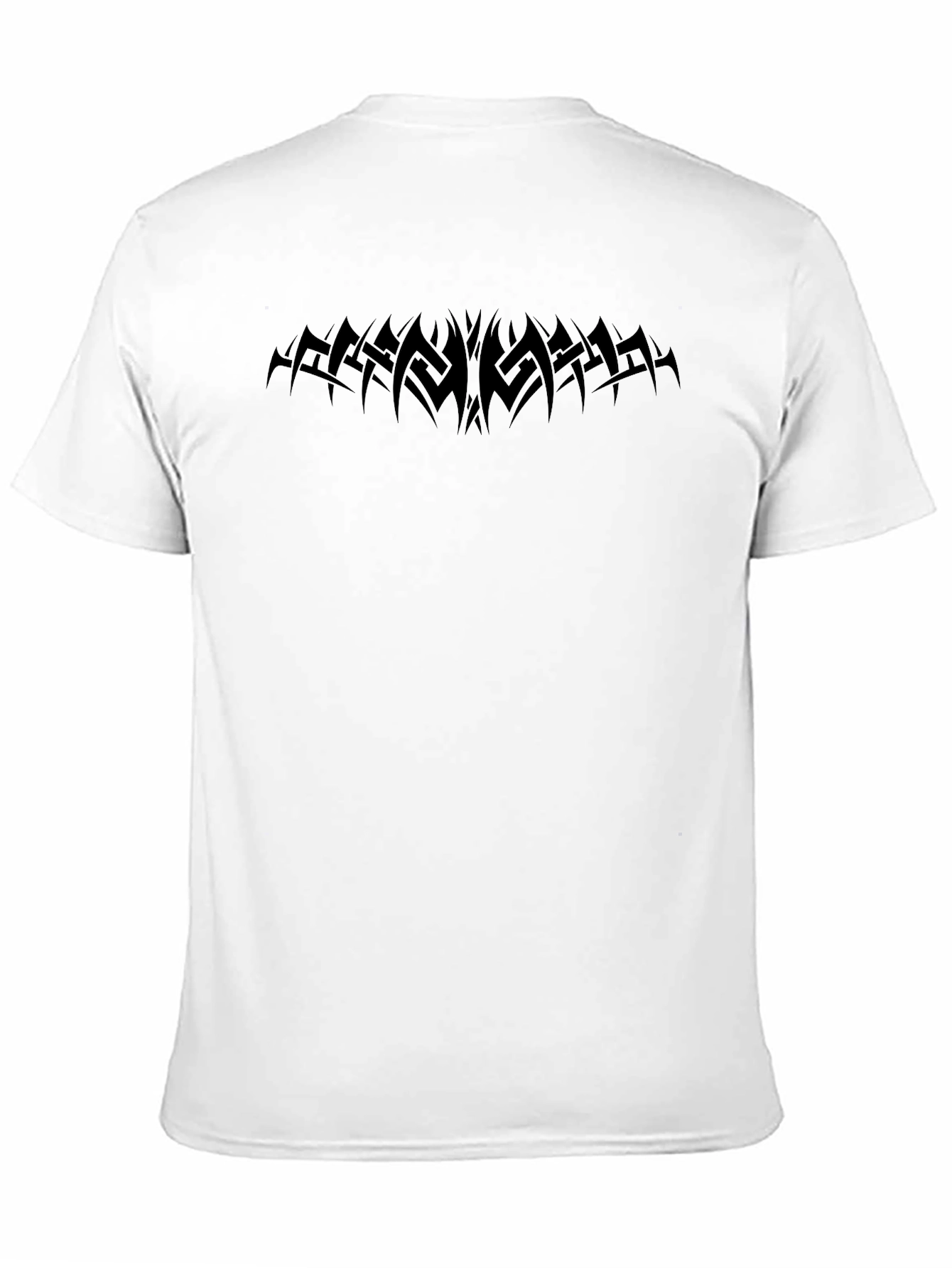 Black Tribal Tattoo Graphic T-Shirt