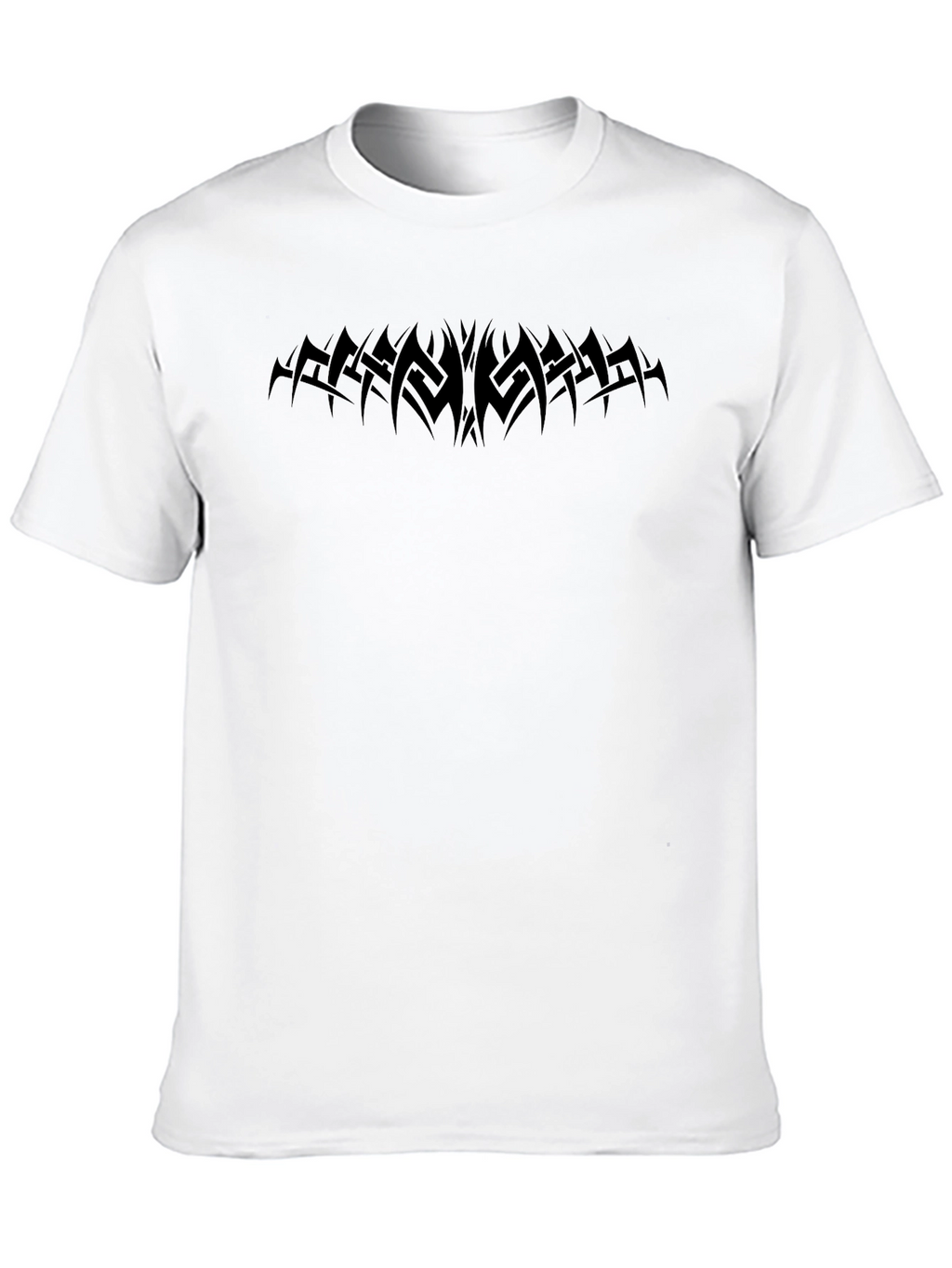 Black Tribal Tattoo Graphic T-Shirt