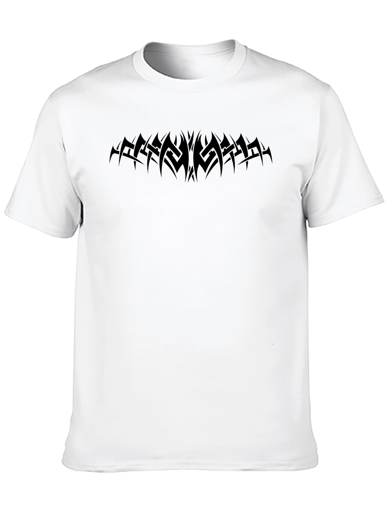 Black Tribal Tattoo Graphic T-Shirt