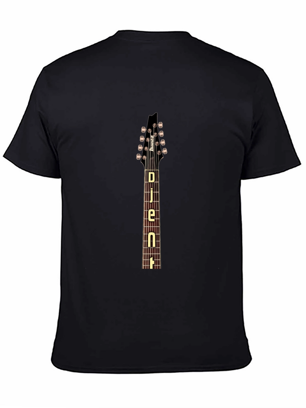 Djent Guitarist Black T-Shirt