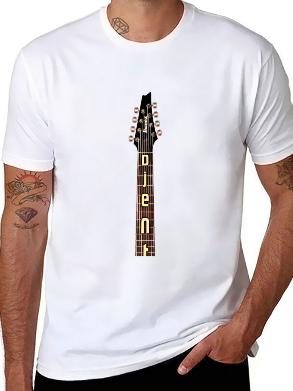 Djent Guitarist Black T-Shirt