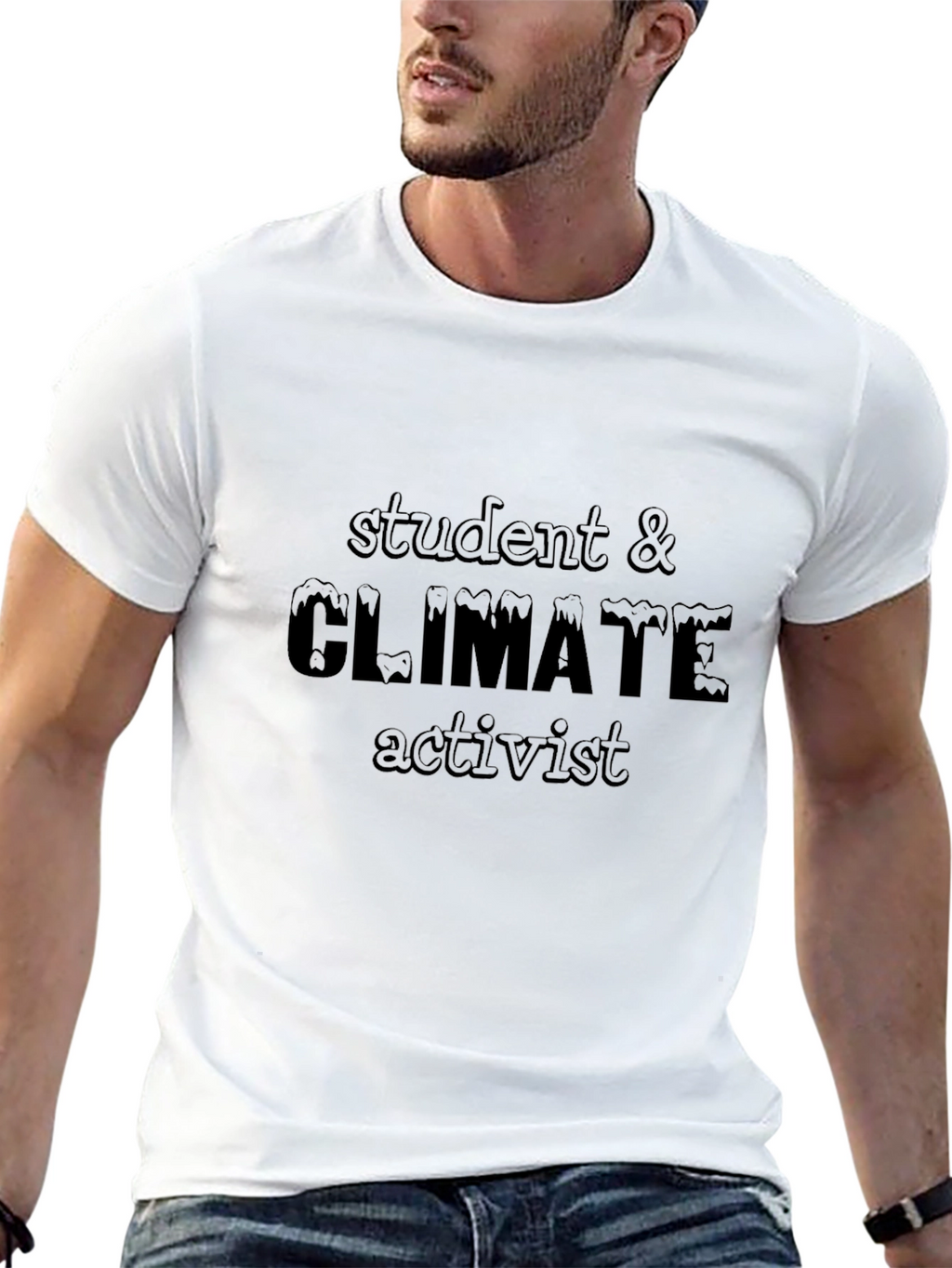 Student & Climate Activist Black T-Shirt
