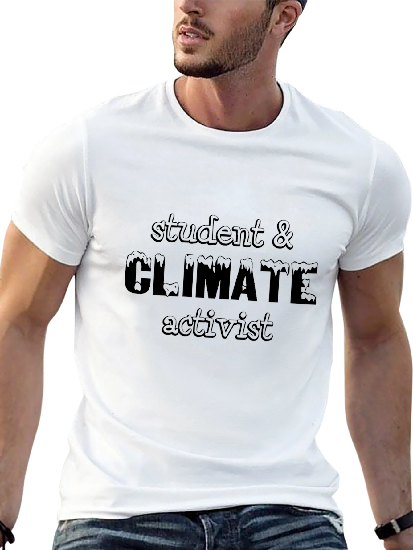 Student & Climate Activist Black T-Shirt