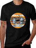 Sunset Beach Graphic T-Shirt