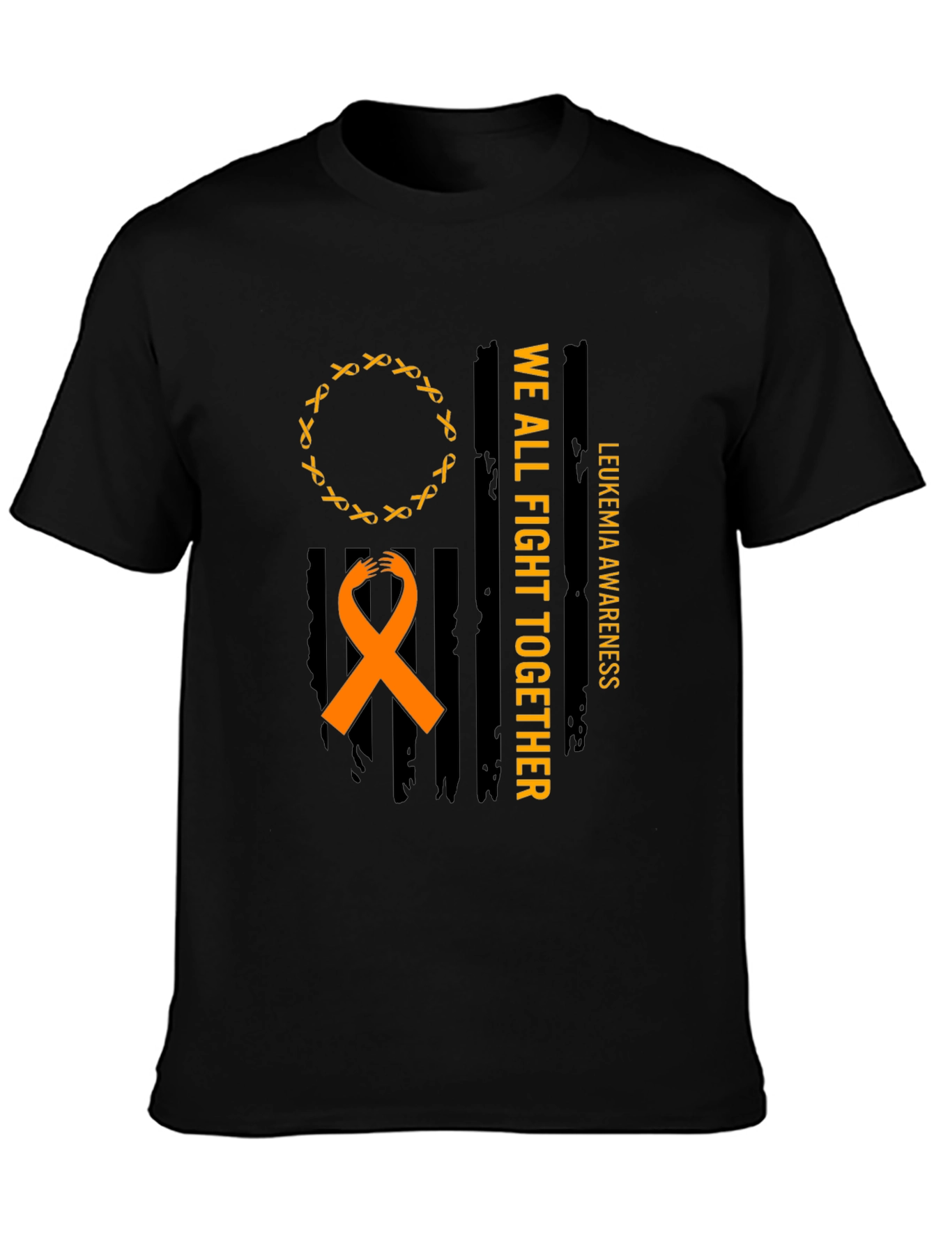 Leukemia Awareness T-Shirt: We All Fight Together