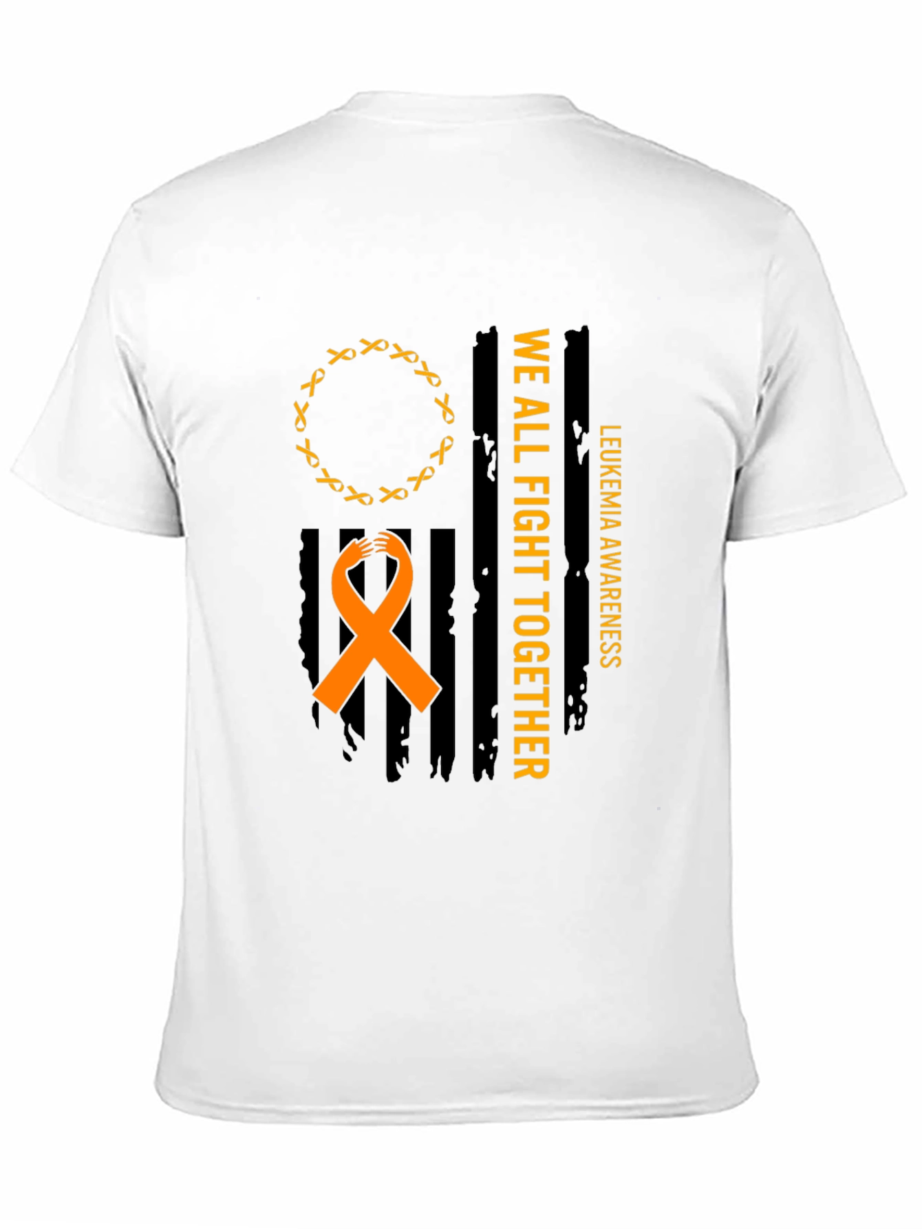 Leukemia Awareness T-Shirt: We All Fight Together