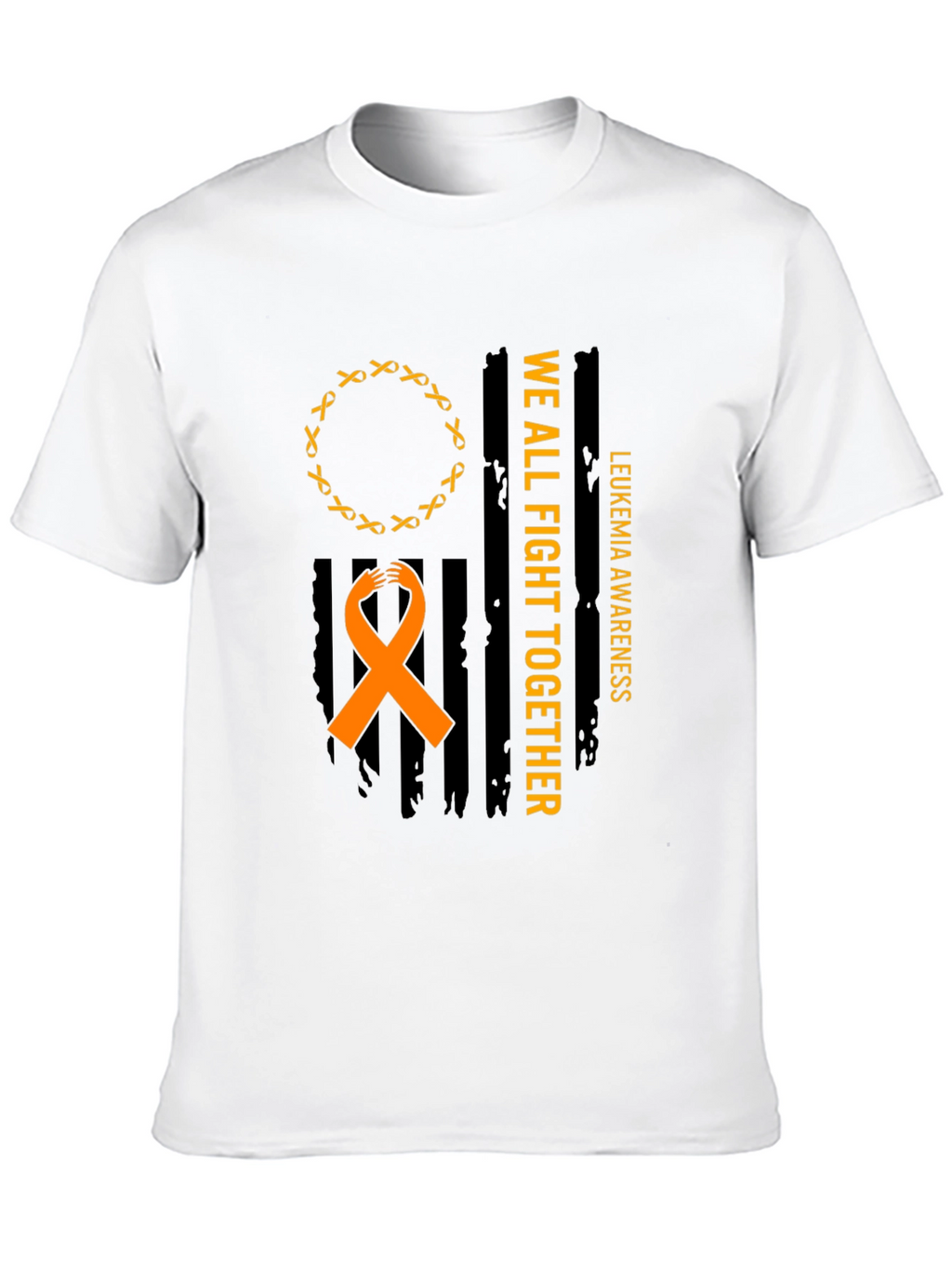 Leukemia Awareness T-Shirt: We All Fight Together