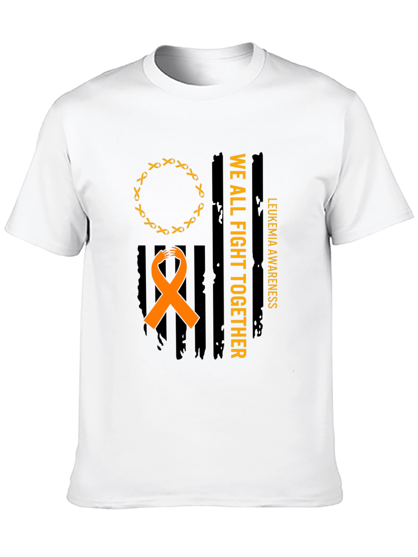 Leukemia Awareness T-Shirt: We All Fight Together