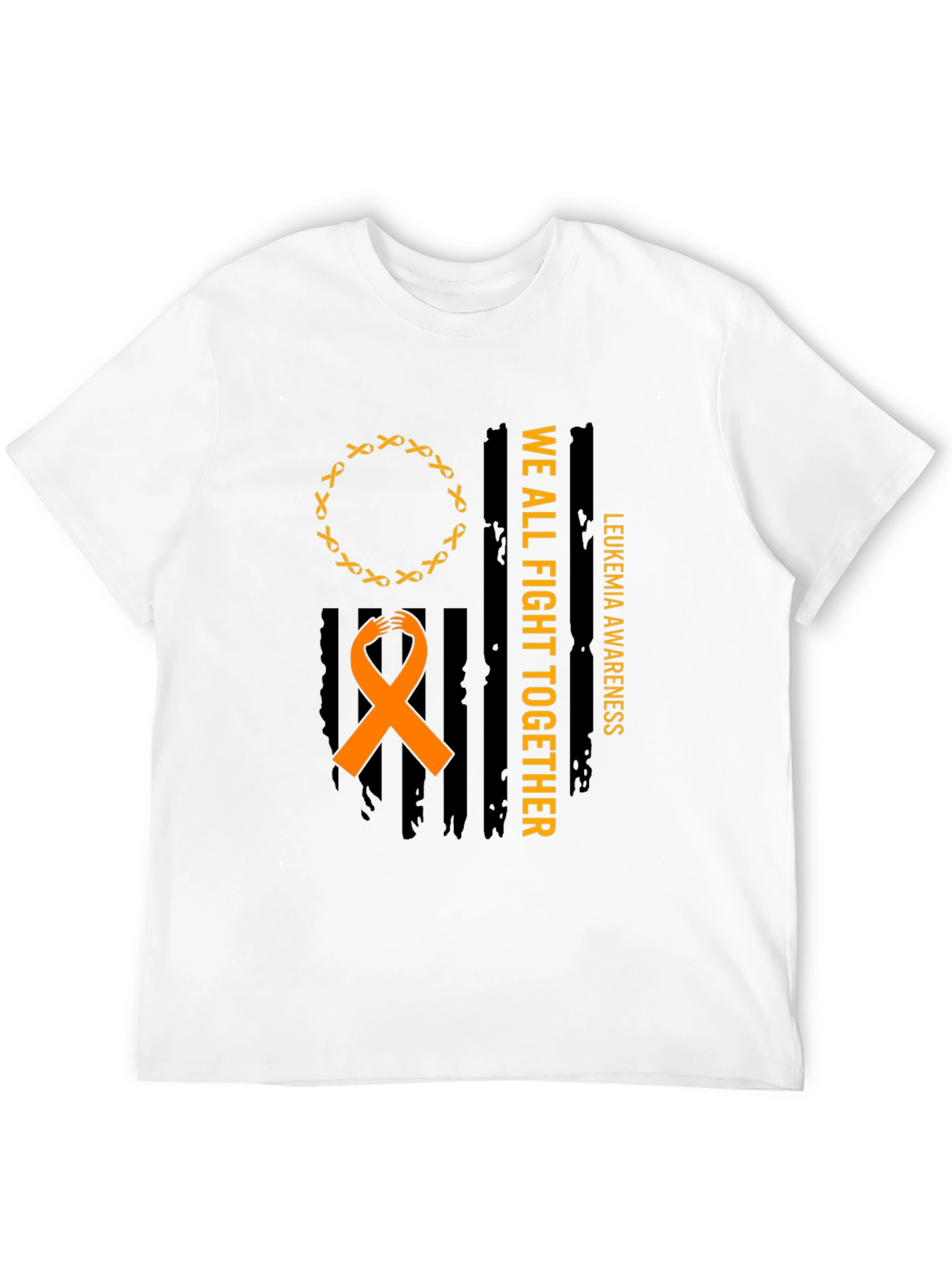 Leukemia Awareness T-Shirt: We All Fight Together