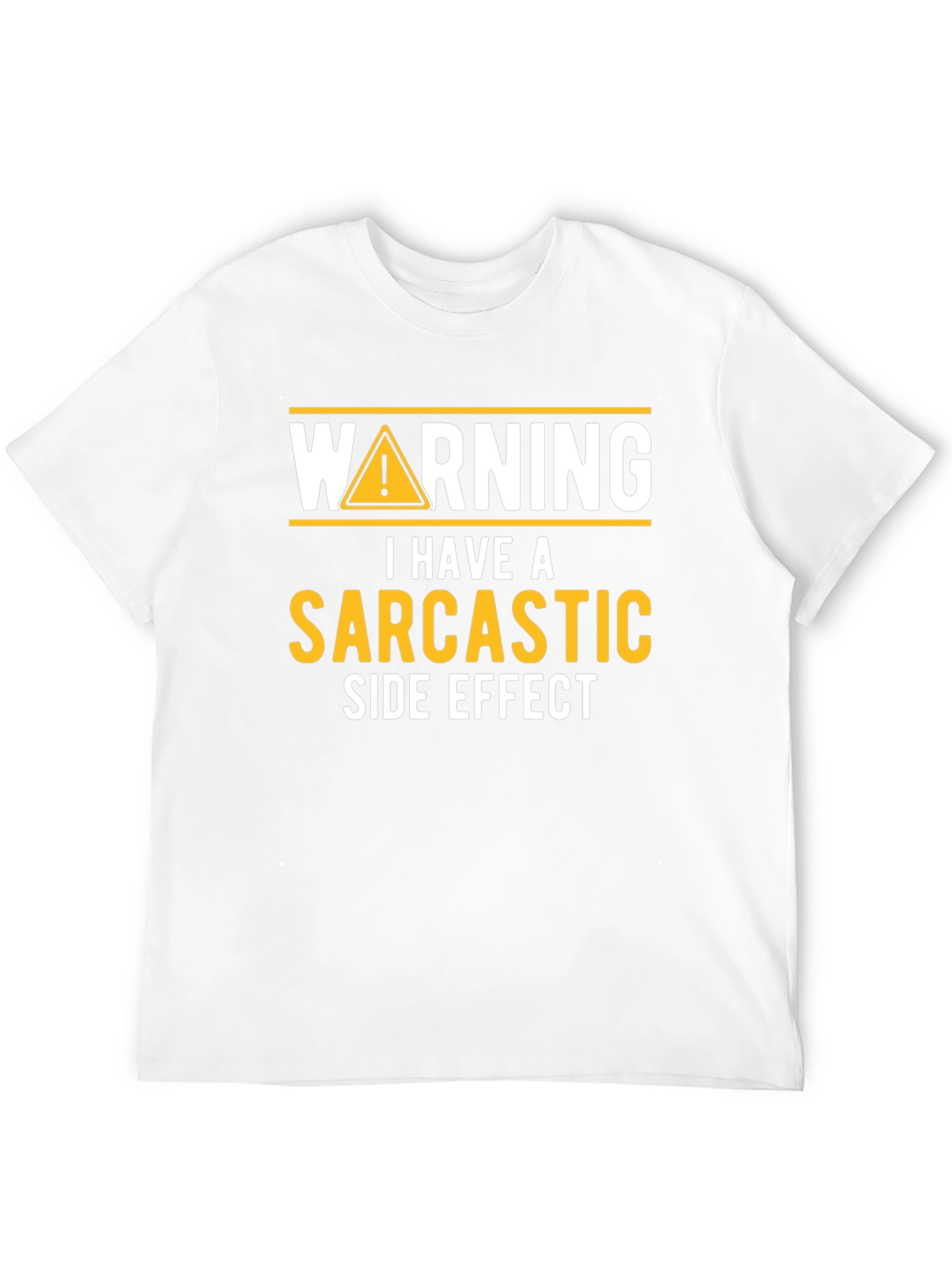 Sarcastic Side Effect Novelty Graphic Tee