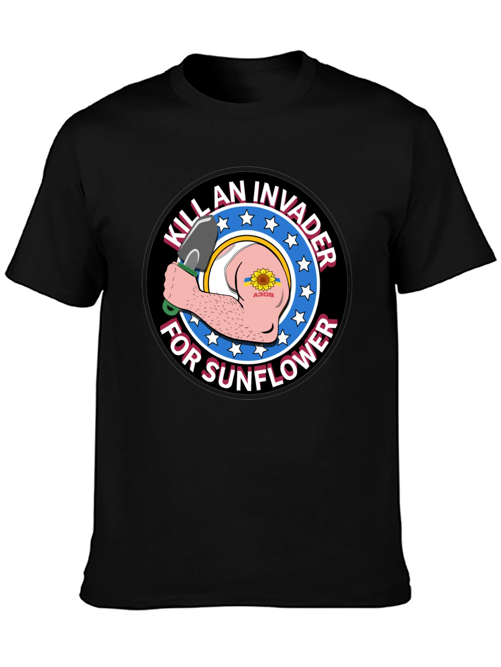 Kill an Invader for Sunflower Graphic Tee