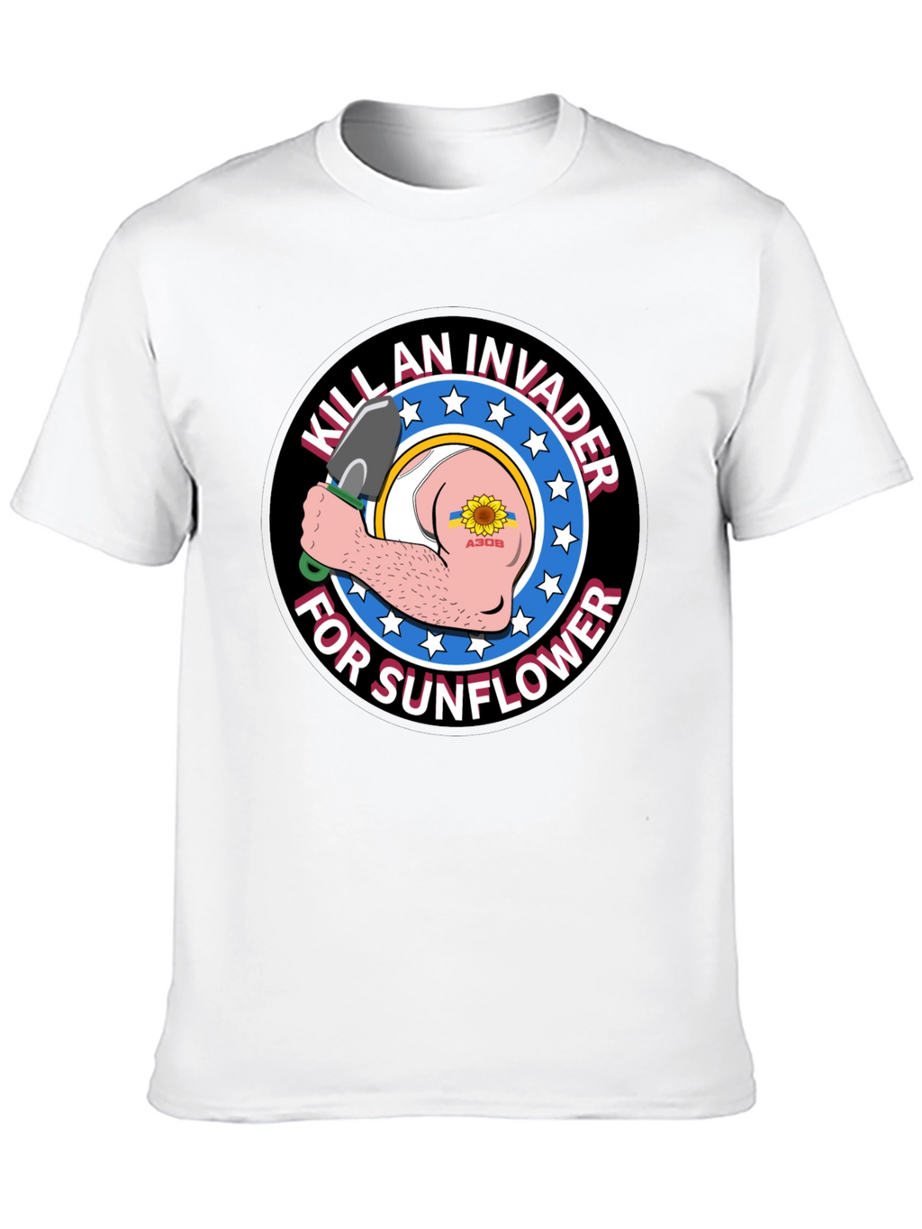 Kill an Invader for Sunflower Graphic Tee
