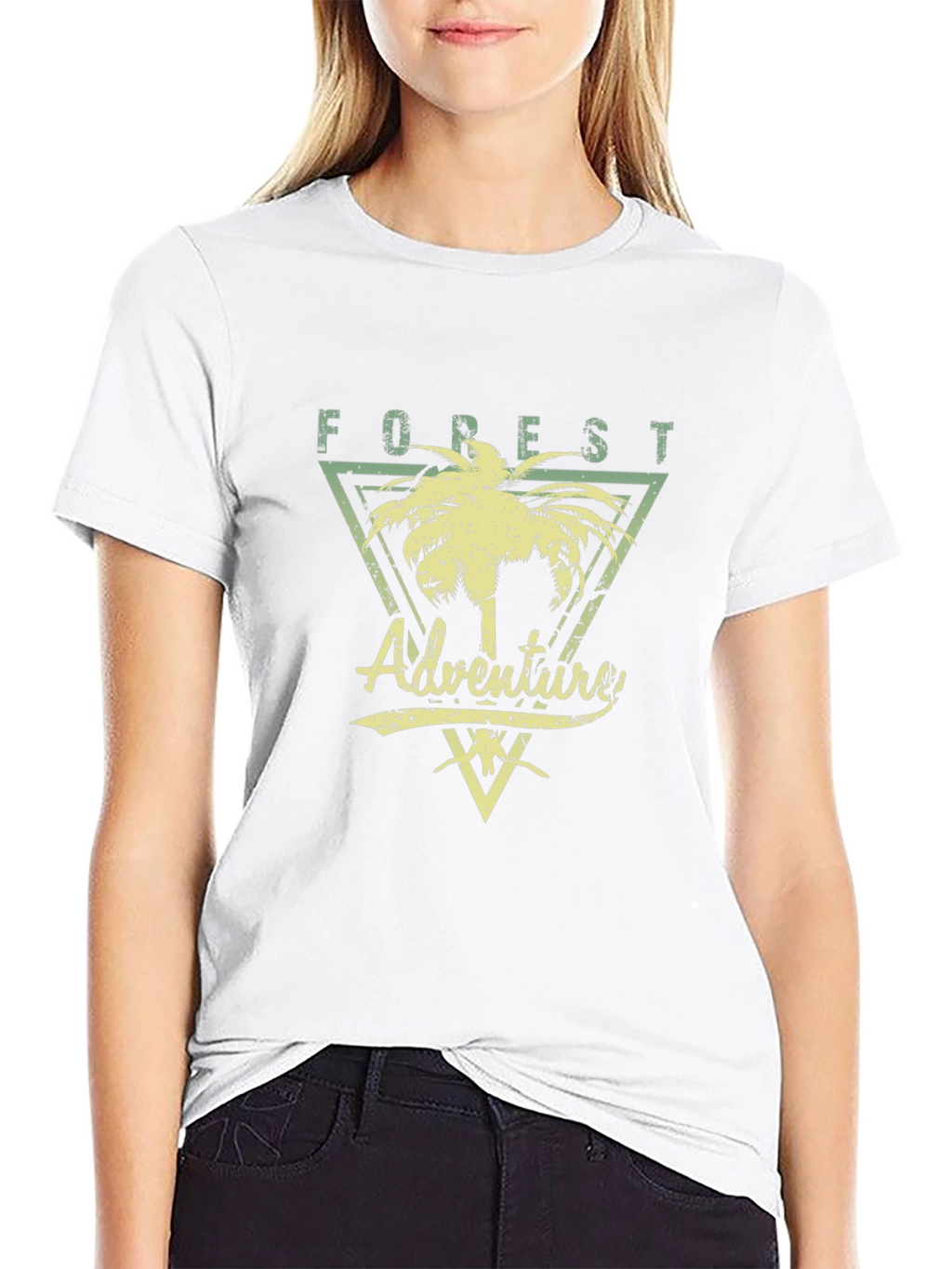 Forest Adventure Graphic Tee - Black