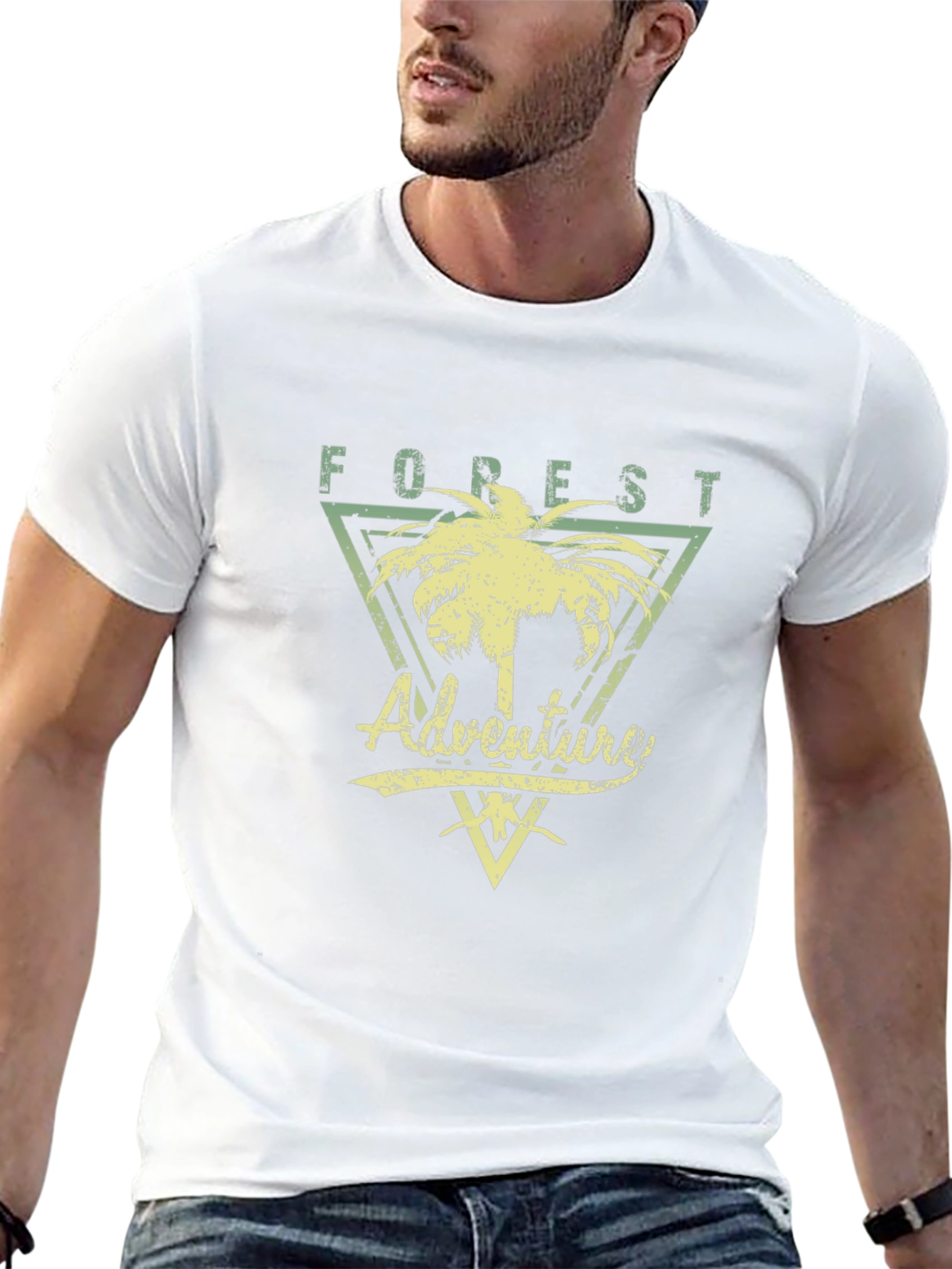 Forest Adventure Graphic Tee - Black