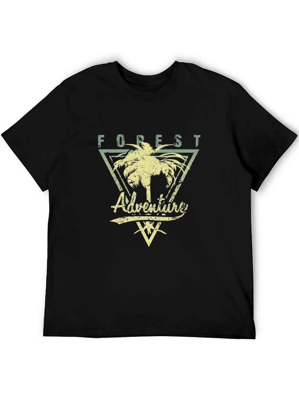 Forest Adventure Graphic Tee - Black