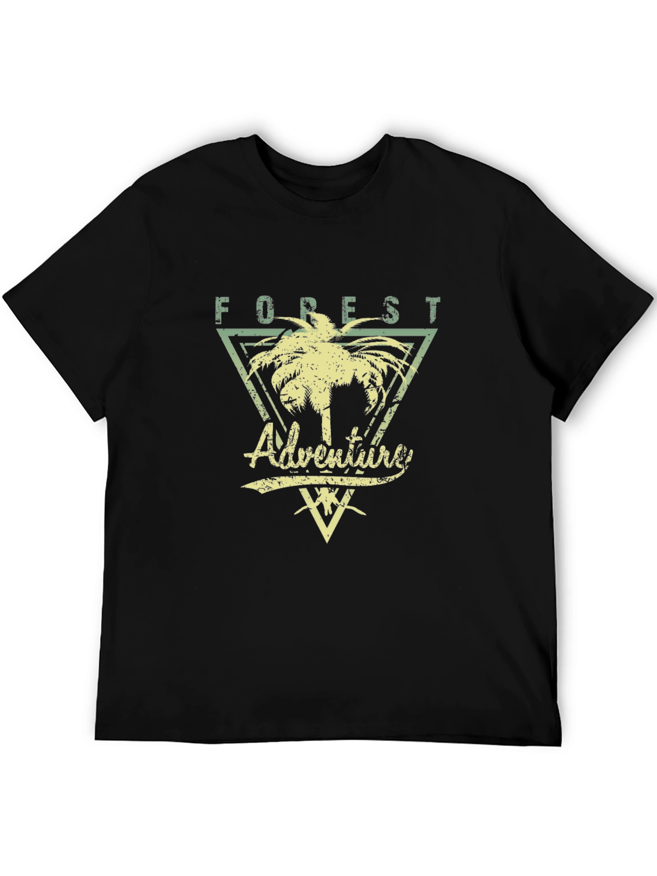 Forest Adventure Graphic Tee - Black