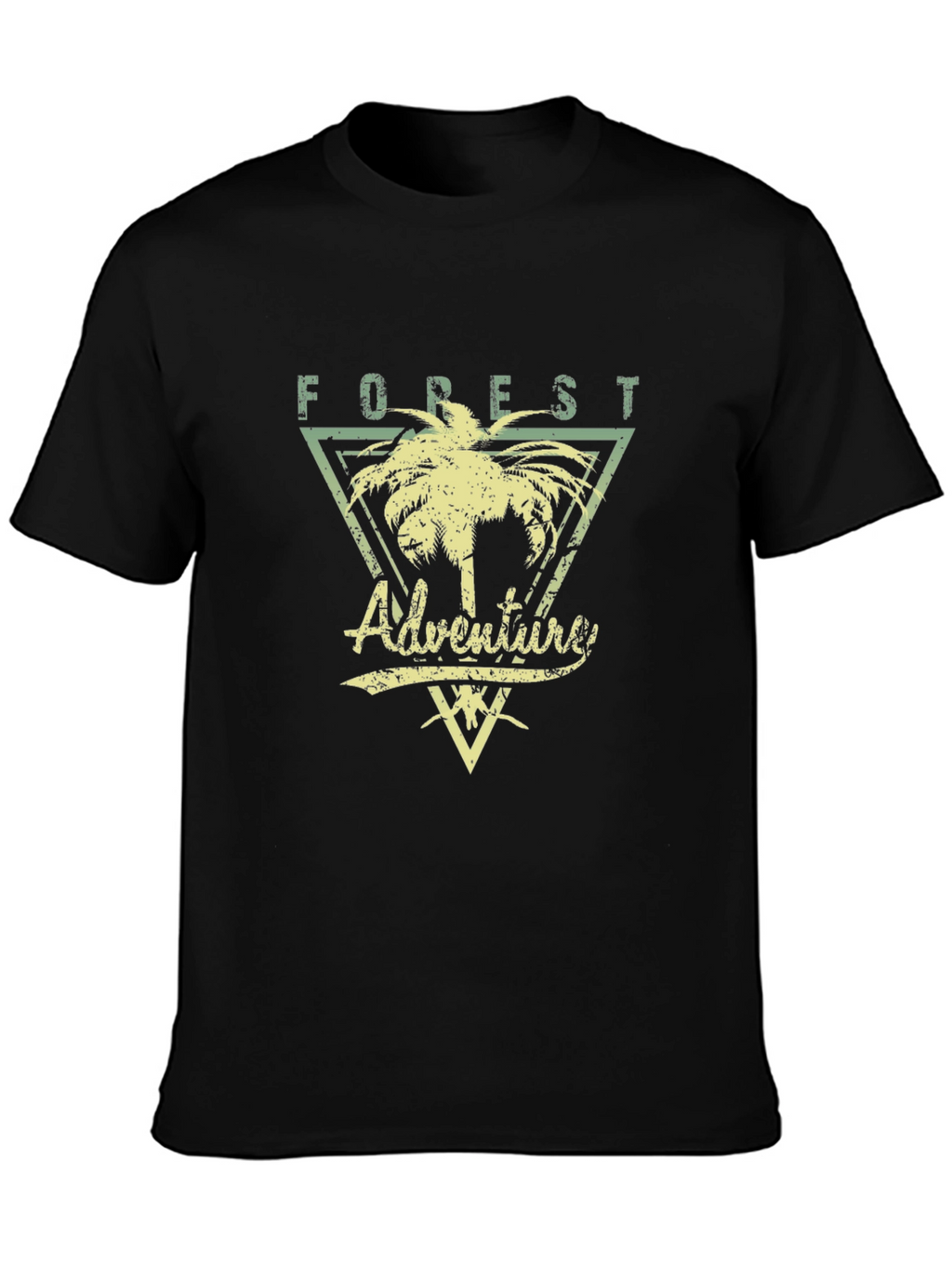 Forest Adventure Graphic Tee - Black