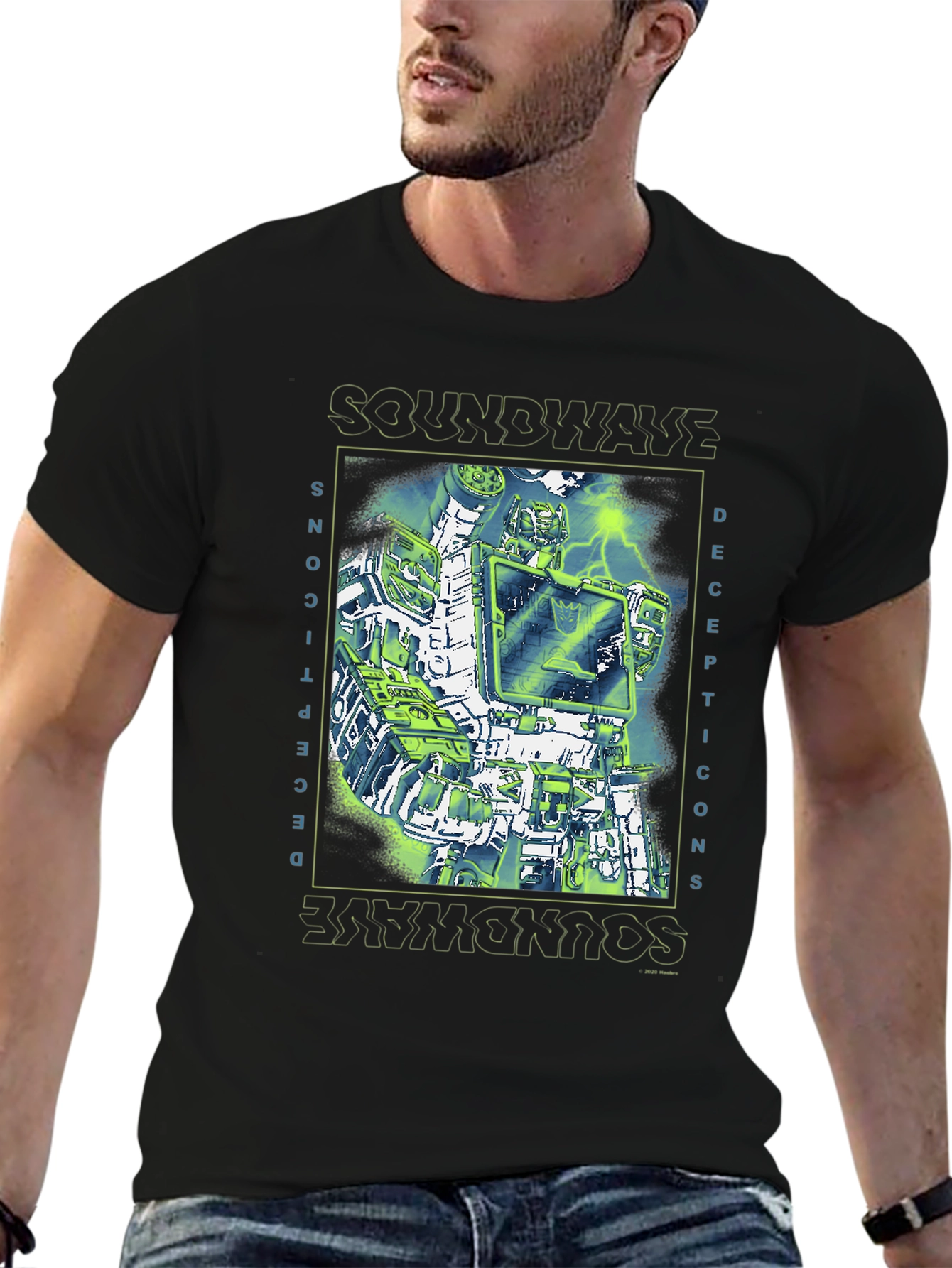 Soundwave Transformers T-Shirt - Retro Robot Design
