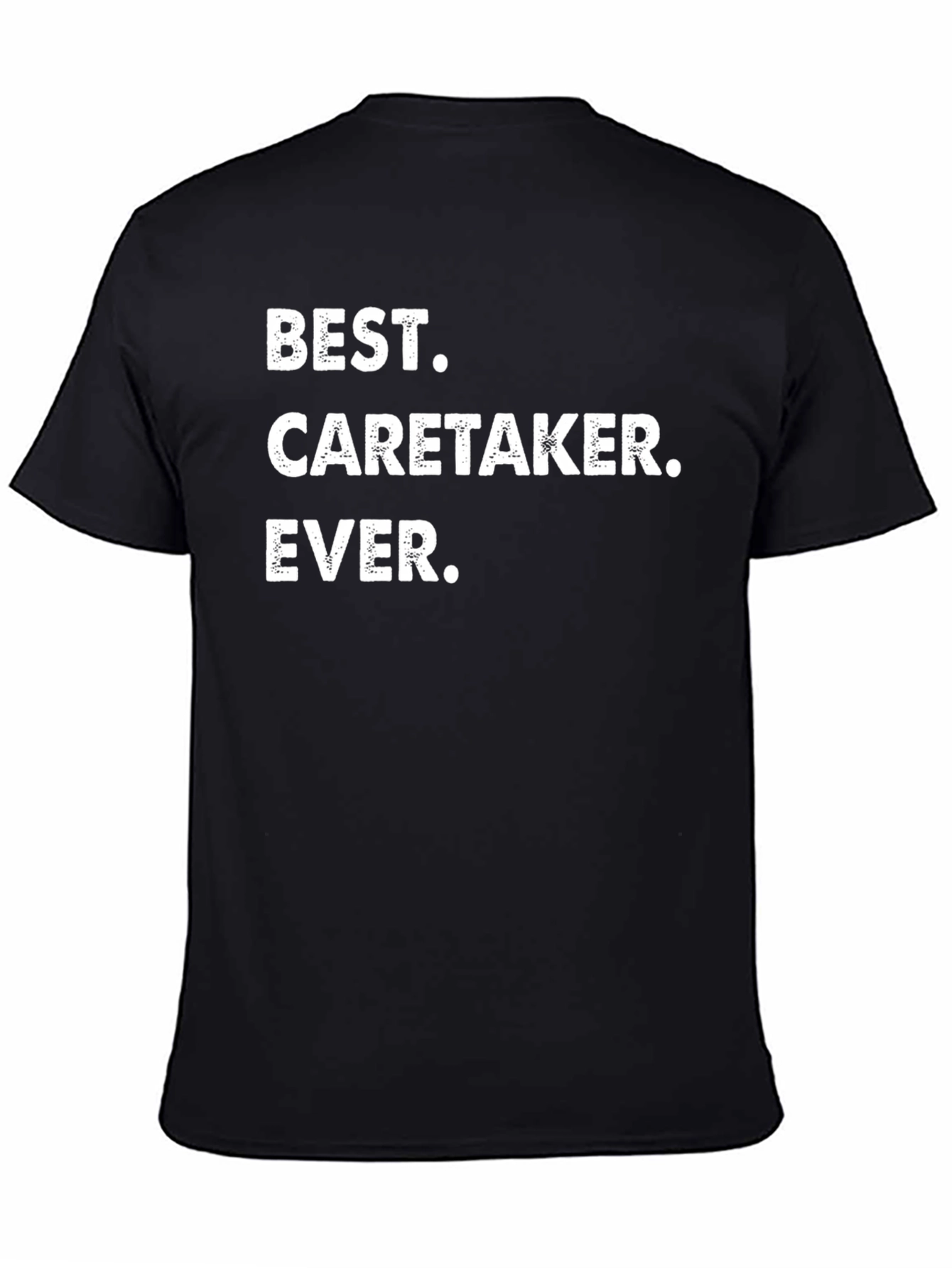 Best Caretaker Ever T-Shirt - Black