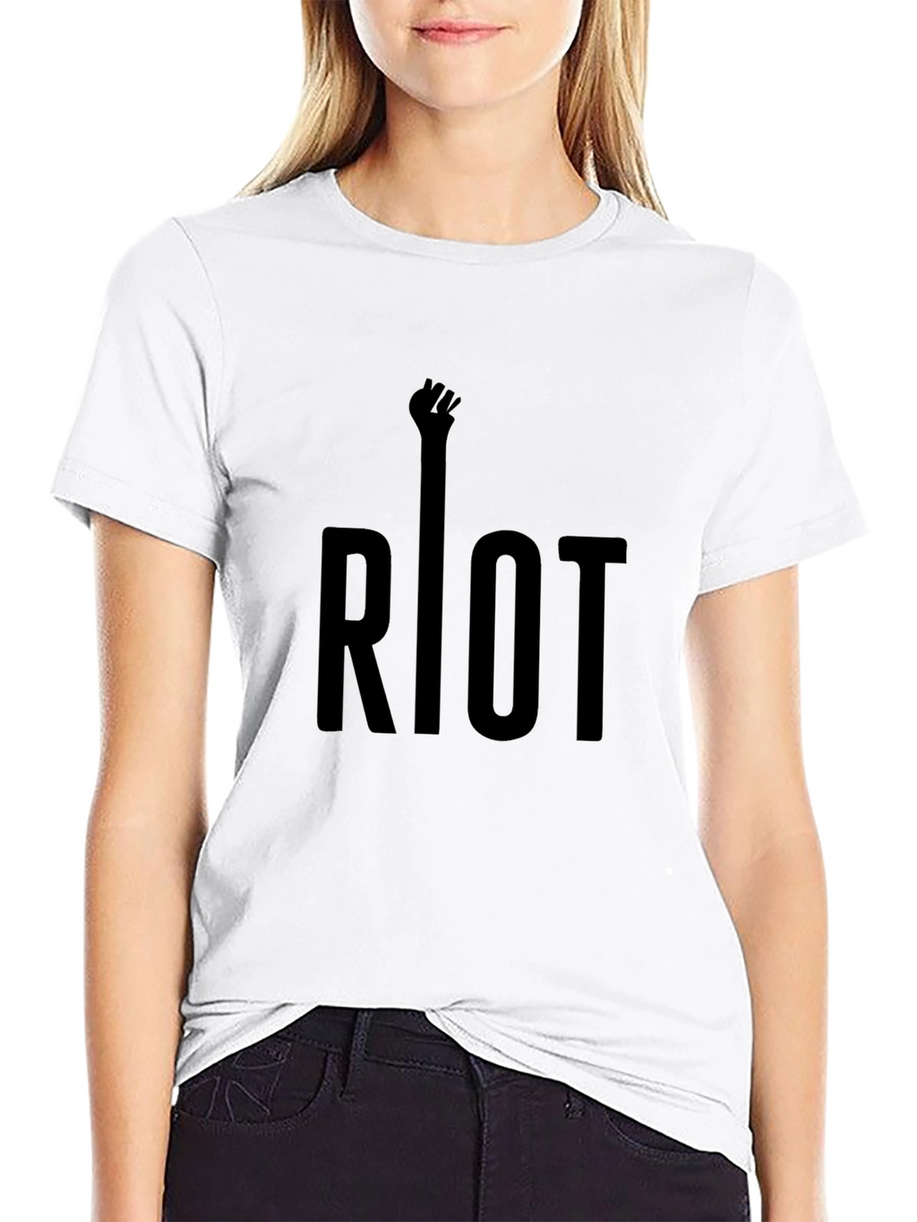 Riot Fist Black Graphic Tee