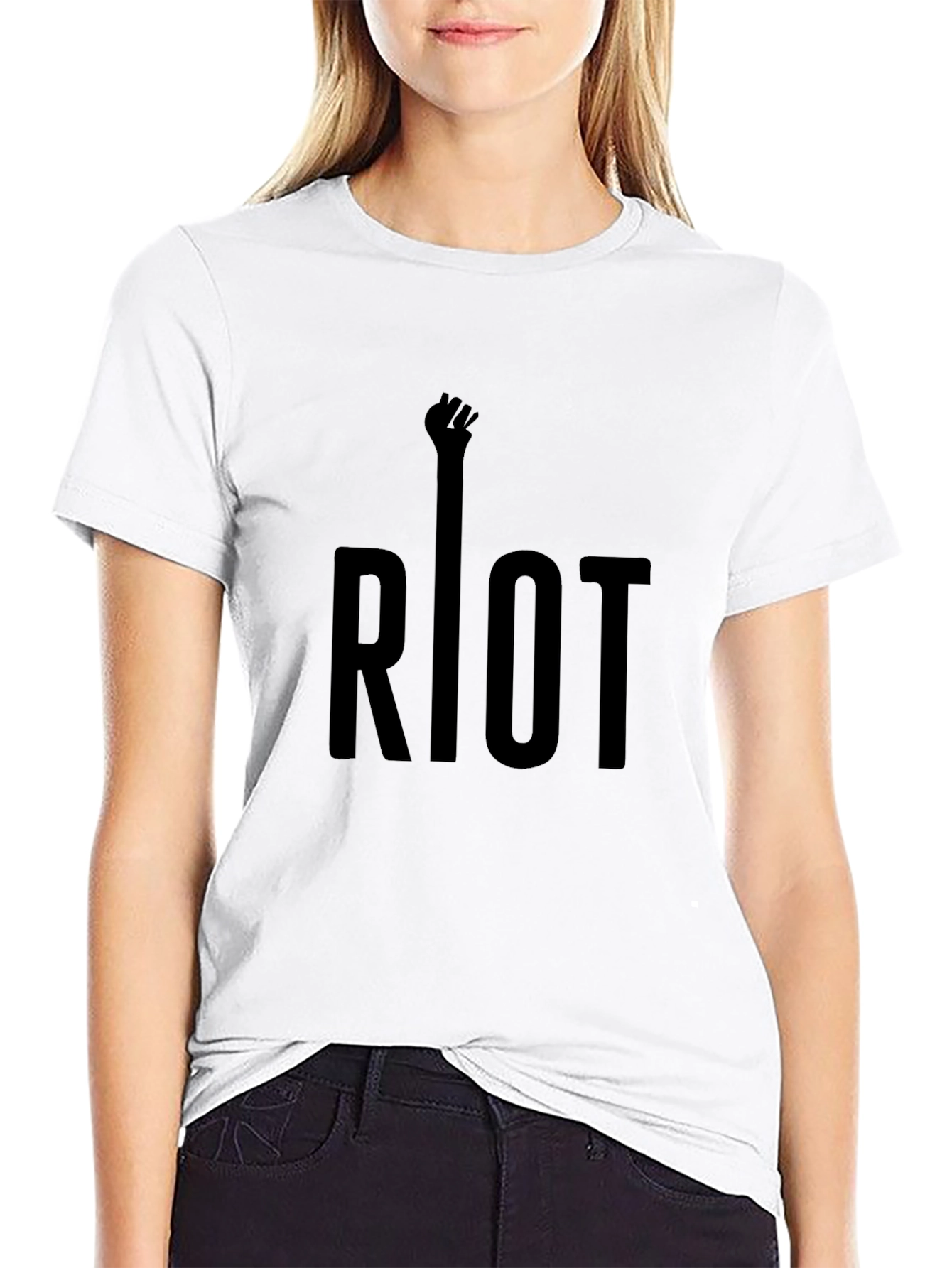 Riot Fist Black Graphic Tee