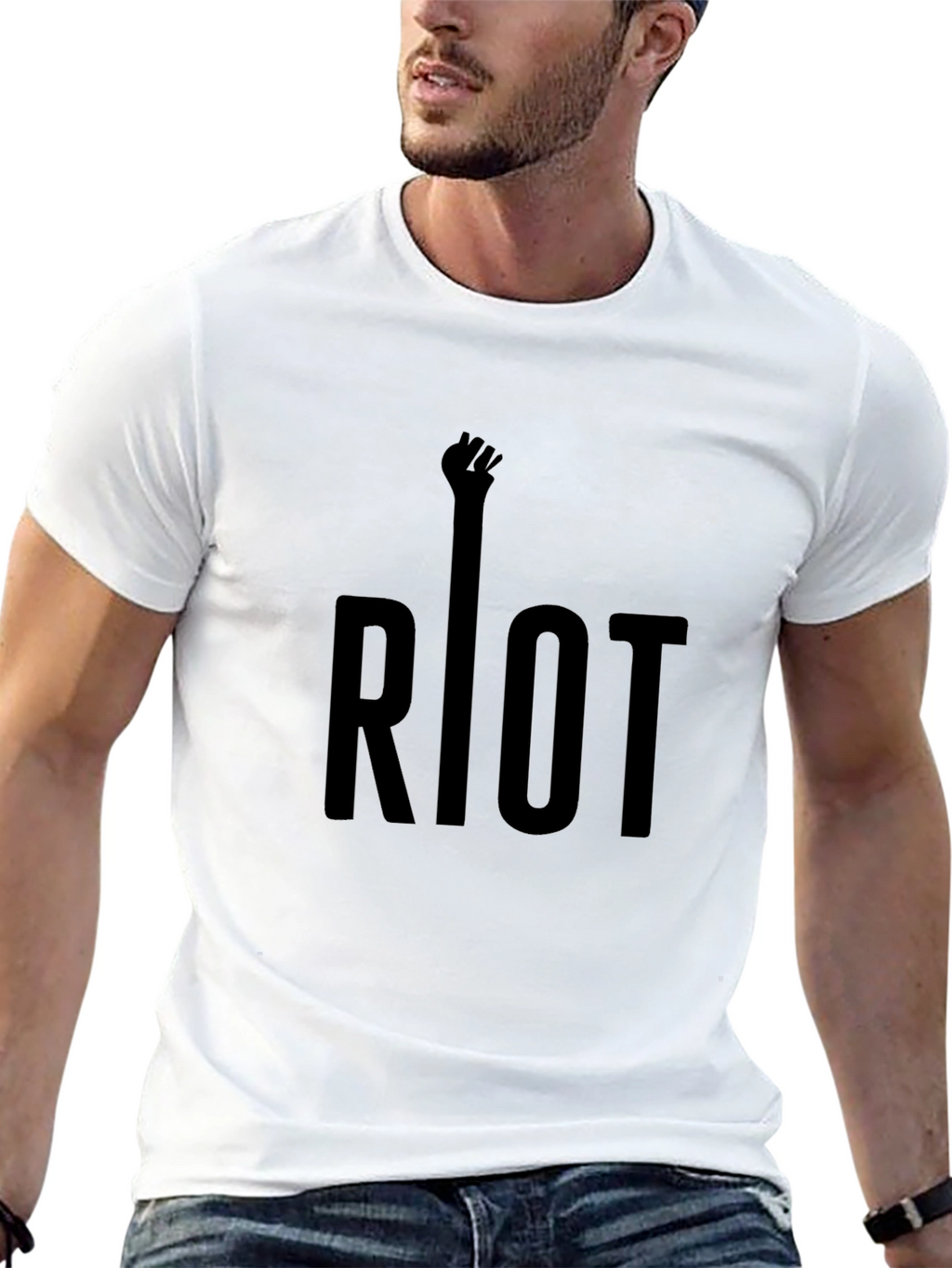 Riot Fist Black Graphic Tee