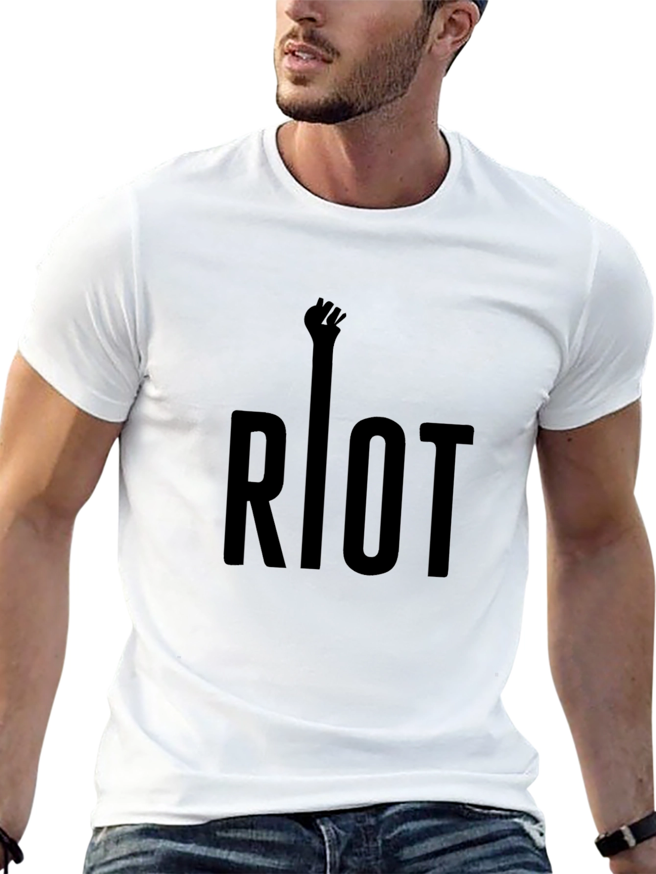Riot Fist Black Graphic Tee