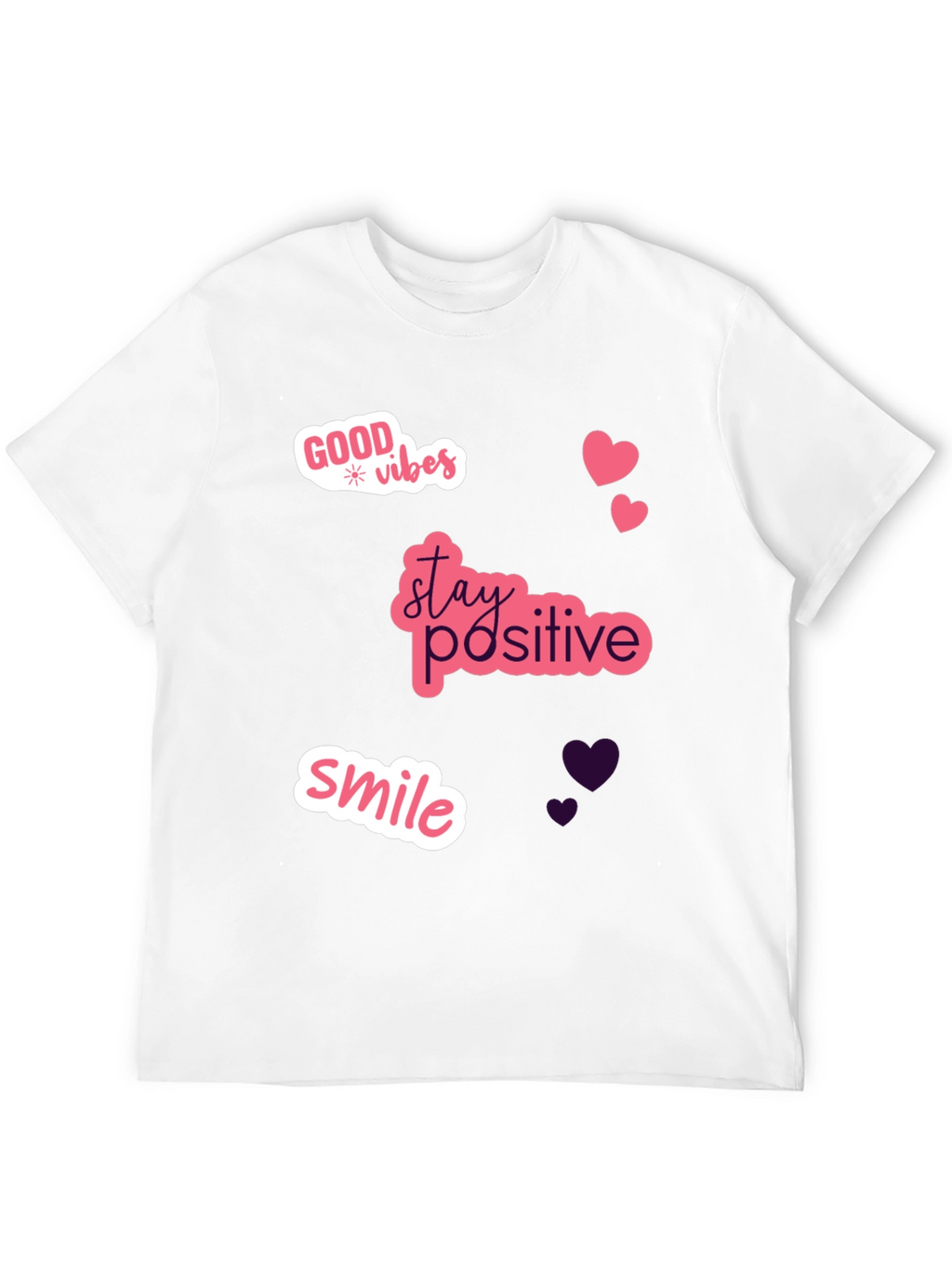 Good Vibes Black Graphic Tee