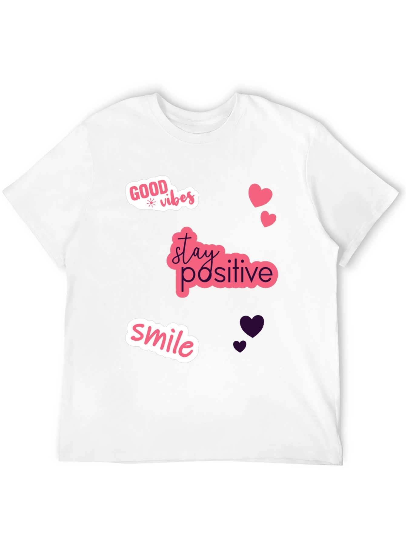 Good Vibes Black Graphic Tee