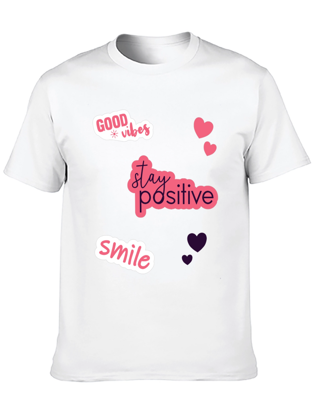 Good Vibes Black Graphic Tee