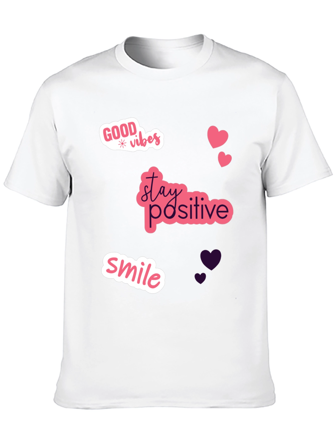 Good Vibes Black Graphic Tee