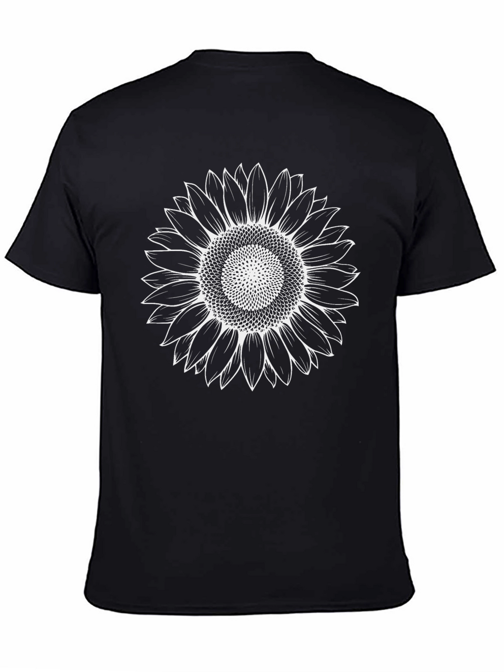 Black Sunflower Graphic Tee