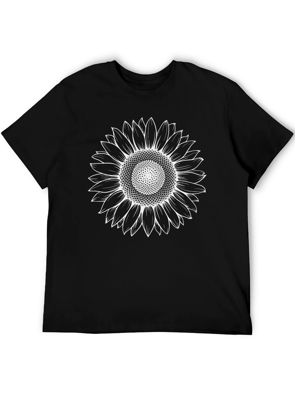 Black Sunflower Graphic Tee