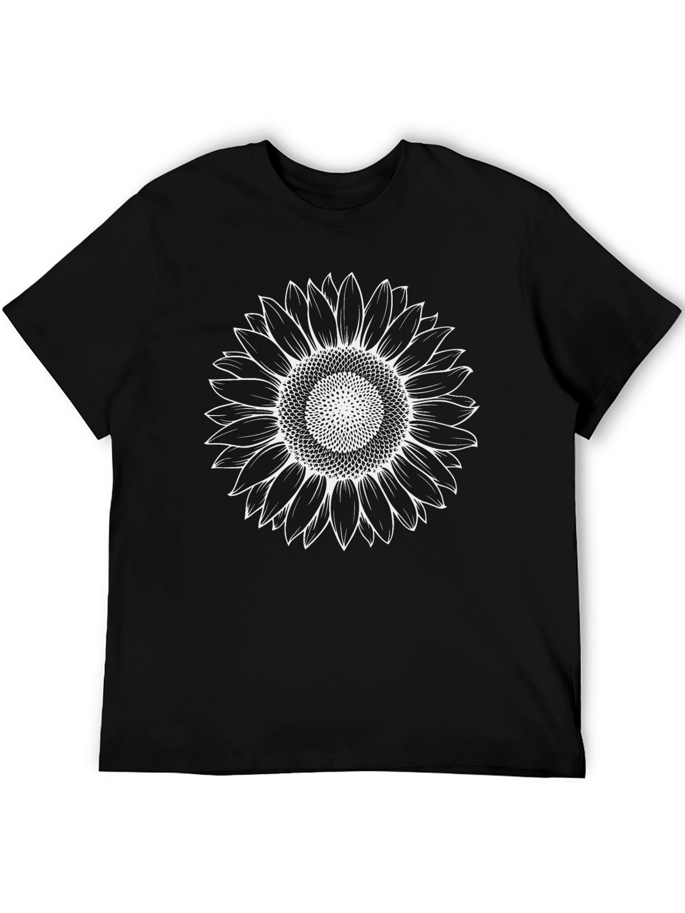 Black Sunflower Graphic Tee