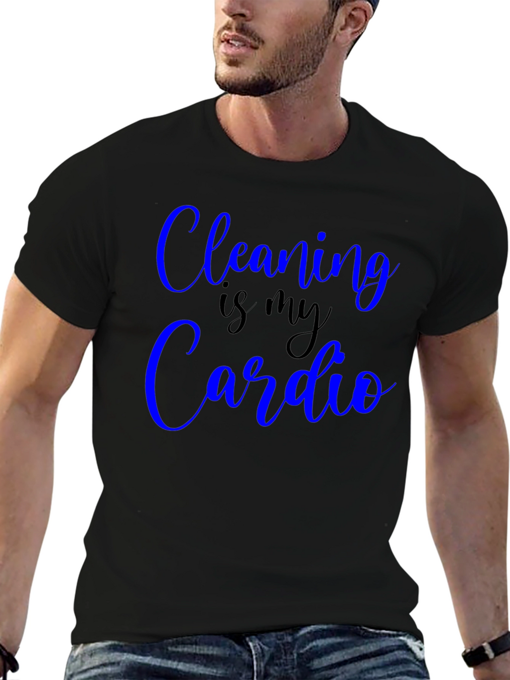 Cleaning is my Cardio Funny T-Shirt