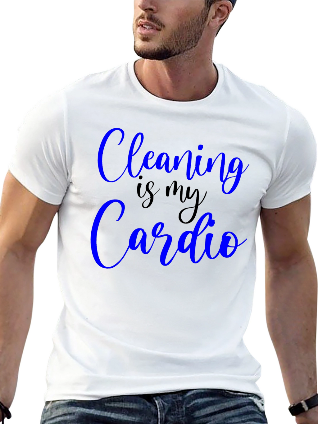Cleaning is my Cardio Funny T-Shirt