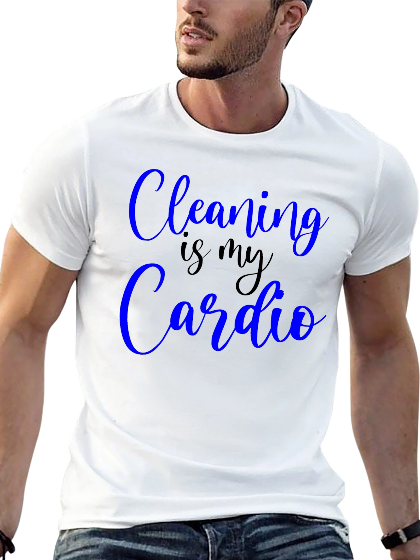 Cleaning is my Cardio Funny T-Shirt