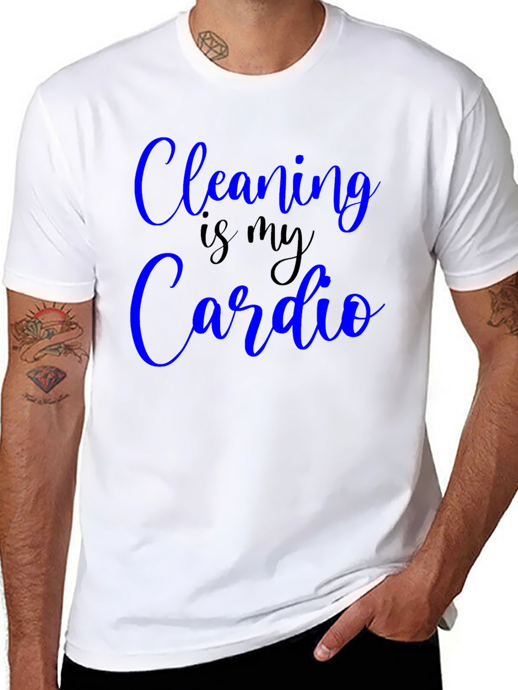 Cleaning is my Cardio Funny T-Shirt