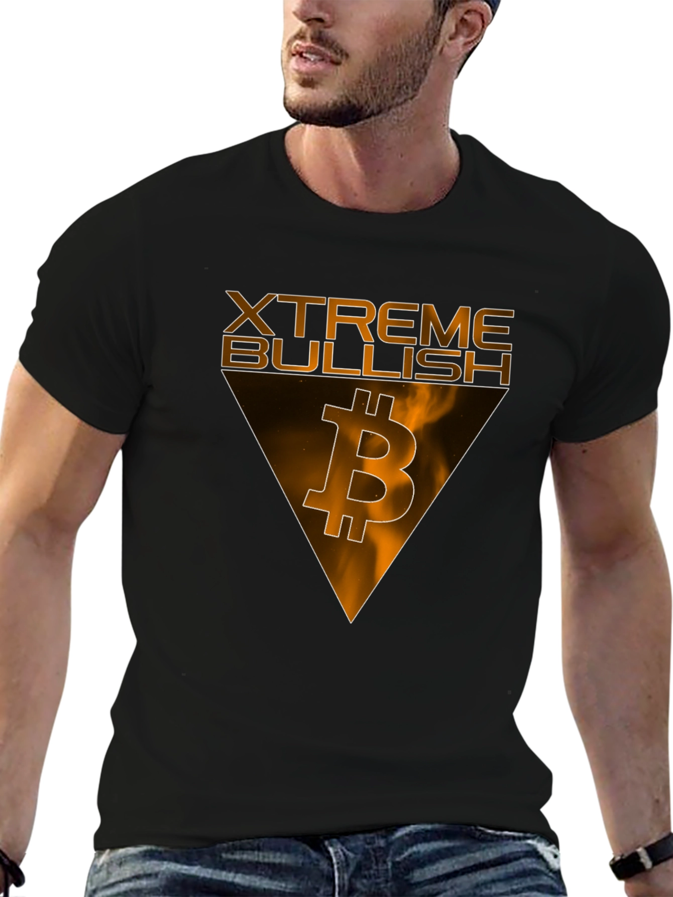 Xtreme Bullish Bitcoin Black T-Shirt