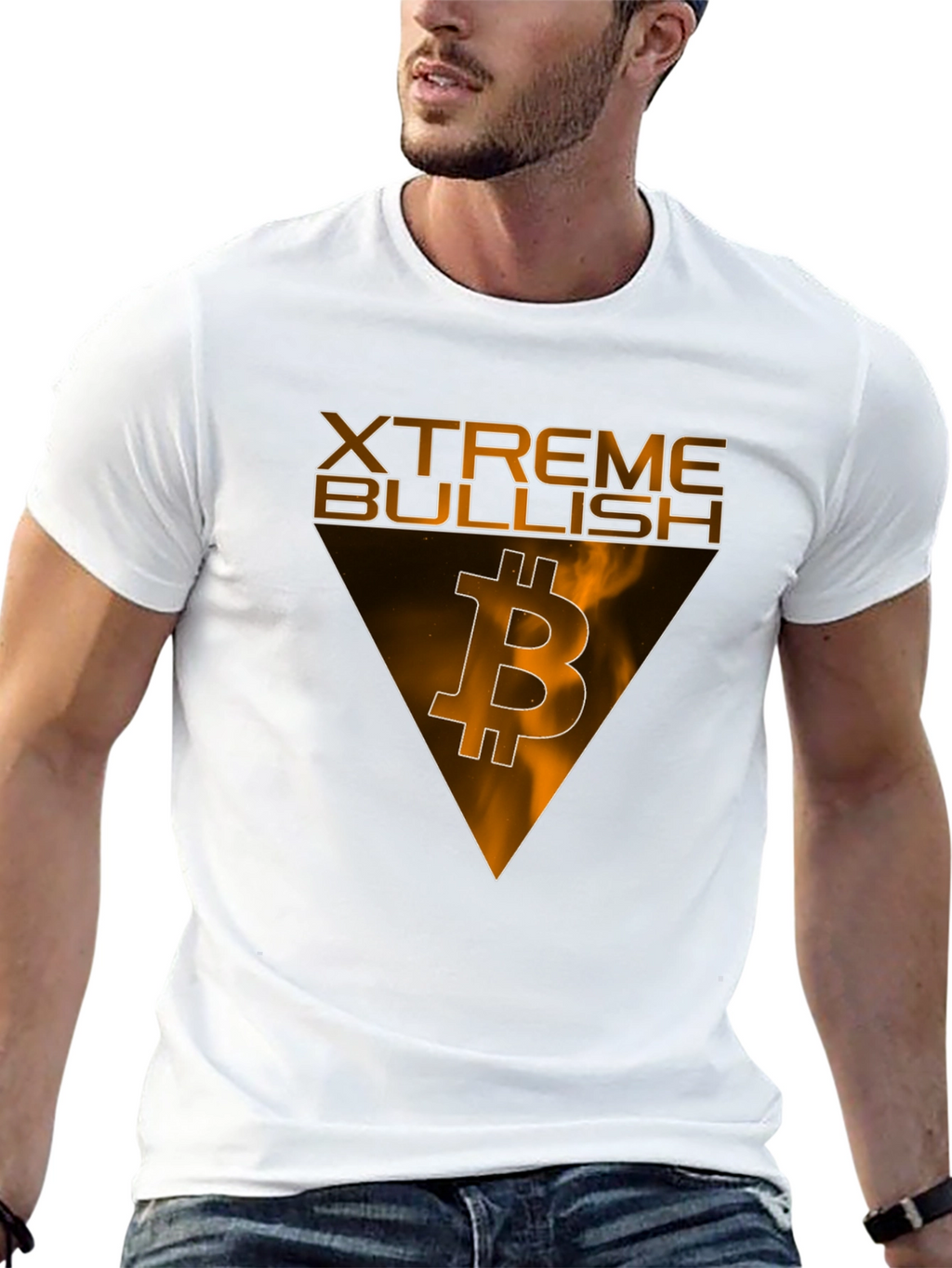 Xtreme Bullish Bitcoin Black T-Shirt