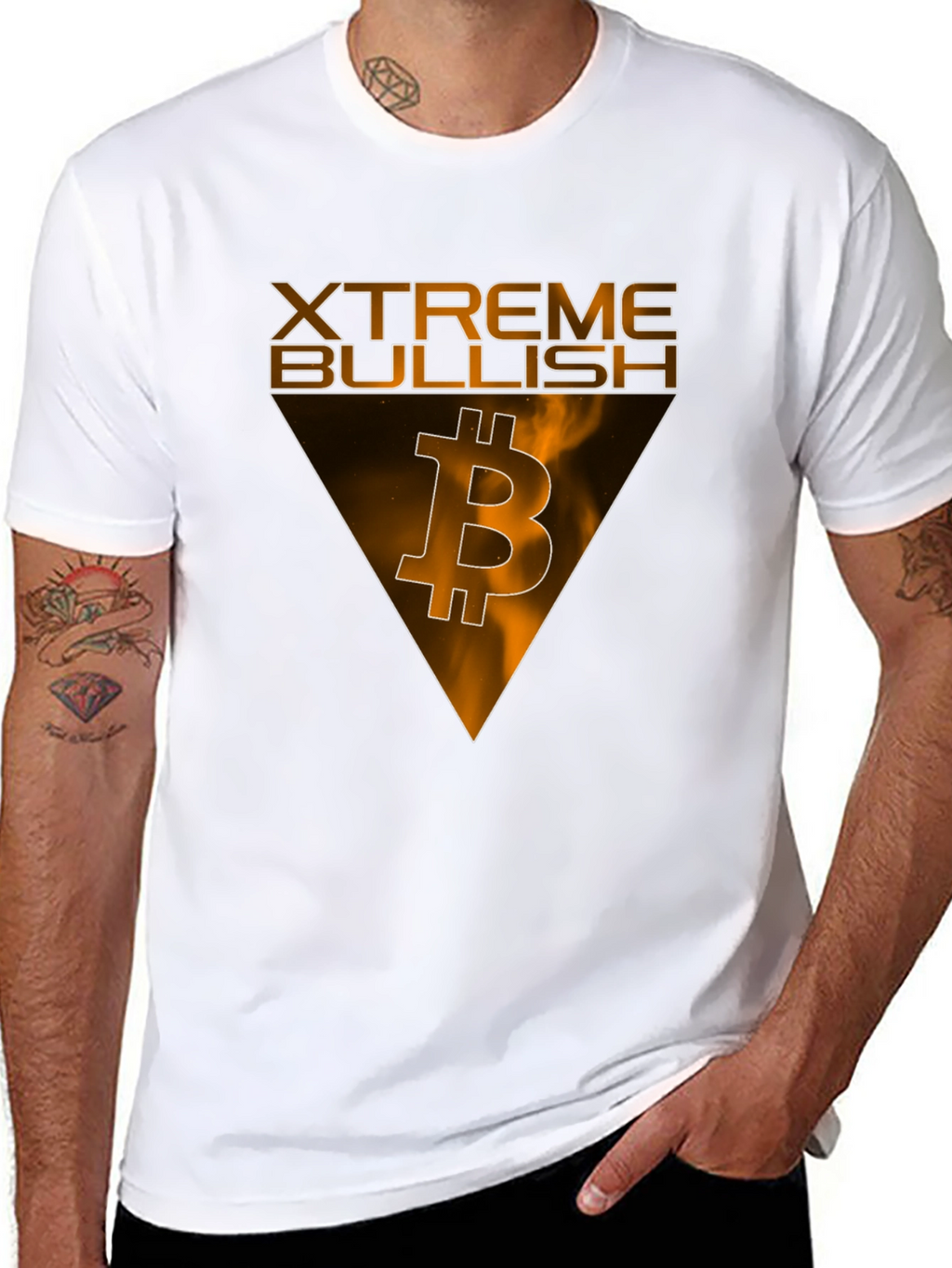Xtreme Bullish Bitcoin Black T-Shirt