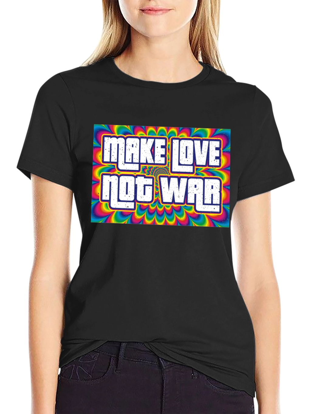 Make Love Not War Psychedelic T-Shirt
